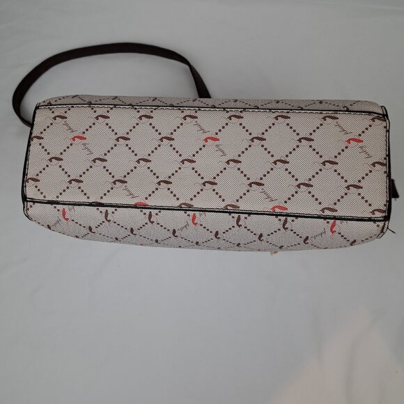 Baby Phat Cat Pattern Vegan Leather Multi Section Bag - Picture 10 of 16